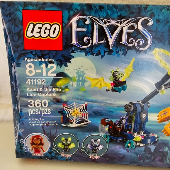 Lego Elves Set 41192 Azari and the Fire Lion Capture New in Box - Picture 3 of 3